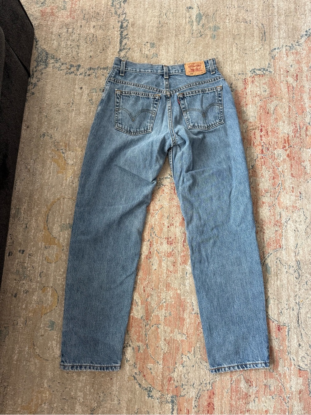 Levi's 550 Blue Straight-Leg Jeans